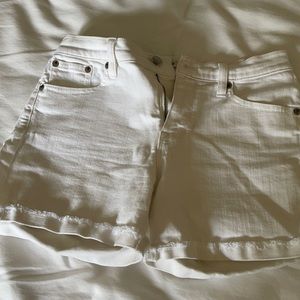 White JCrew Jean Shorts